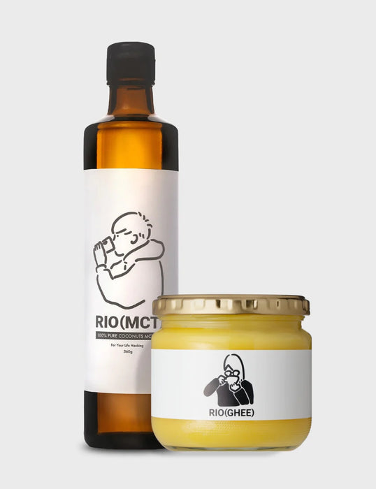 バターコーヒー専用セット|RIO(MCT)&RIO(GHEE)