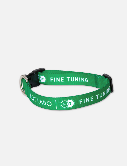 量子最適化「FINE TUNING」採用のDOG RING by EQT LABO（犬用首輪）グリーン