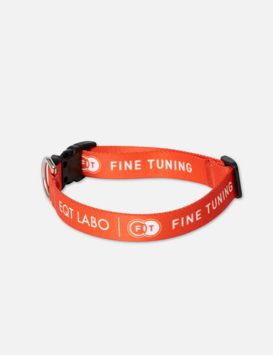 量子最適化「FINE TUNING」採用のDOG RING by EQT LABO（犬用首輪）オレンジ